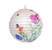 [Carnation]Chinese/Japanese Style Decorative Hanging lantern Paper Lantern16"