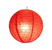 [Orange-red] Chinese/Japanese Style Hanging lantern Decorative Paper Lantern 16"