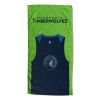 [Personalization Only] OFFICIAL NBA Jersey Personalized Beach Towel - Minnesota Timberwolves